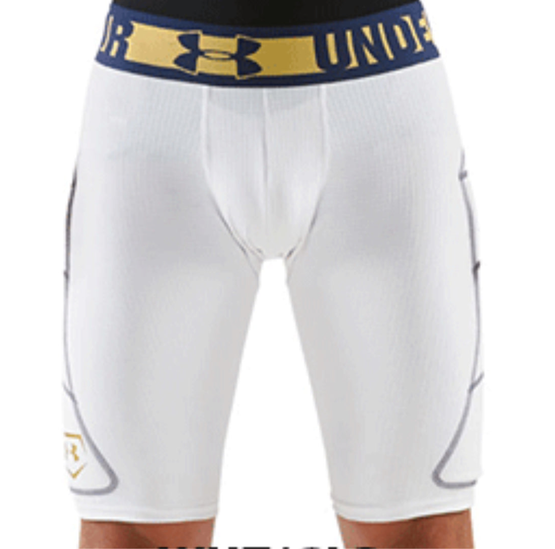 Short Deportivo de compresión Under Armour 🏋🏼‍♂️ Baselayer Tela performance Color blanco talla S