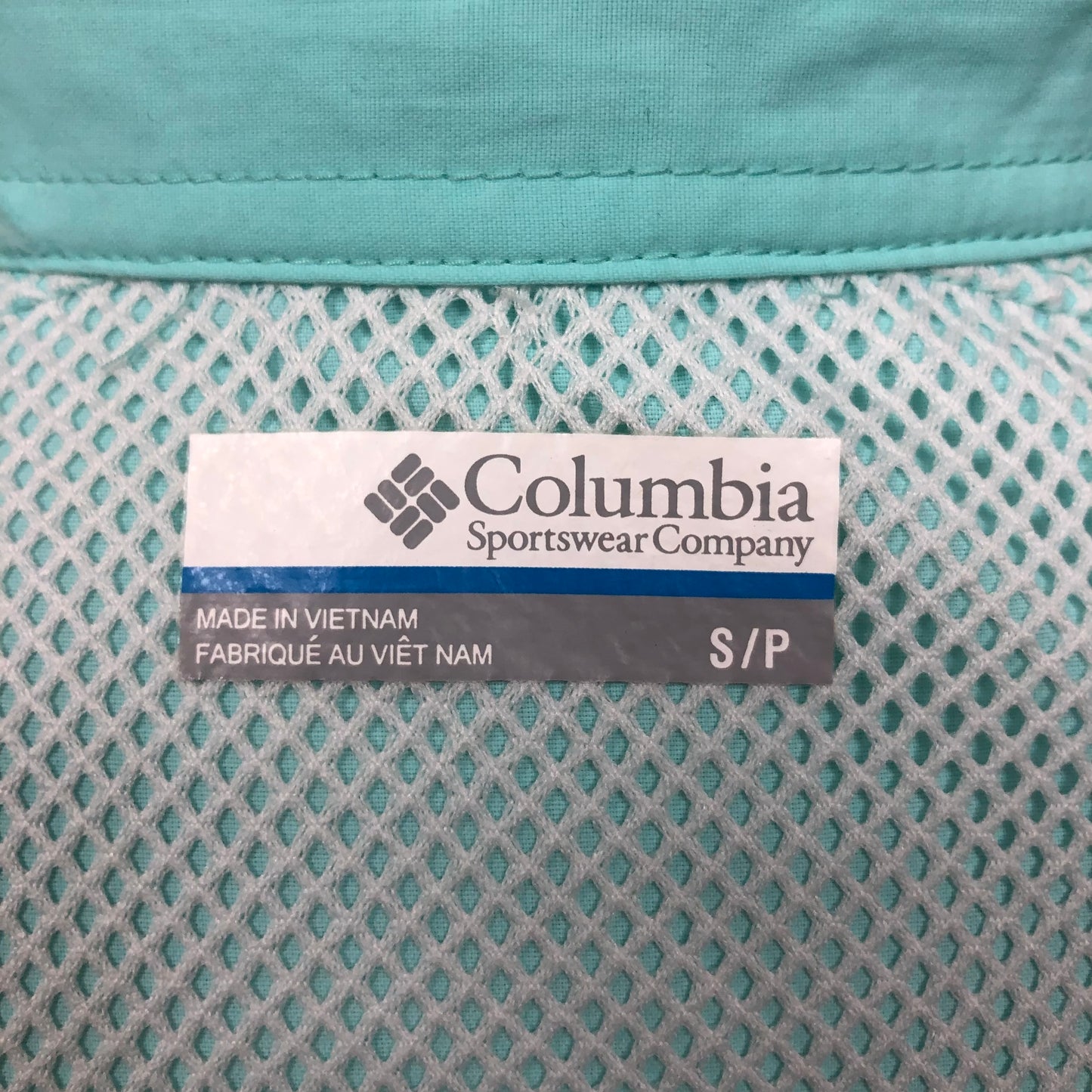 Camisa Columbia 🔹Bahama II color turquesa claro con Omni Shade Manga larga Talla S