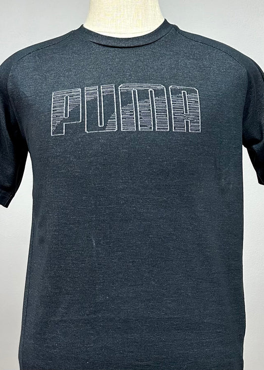 Camiseta cuello redondo Puma 🐆 color gris oscuro manga corta Talla Medium