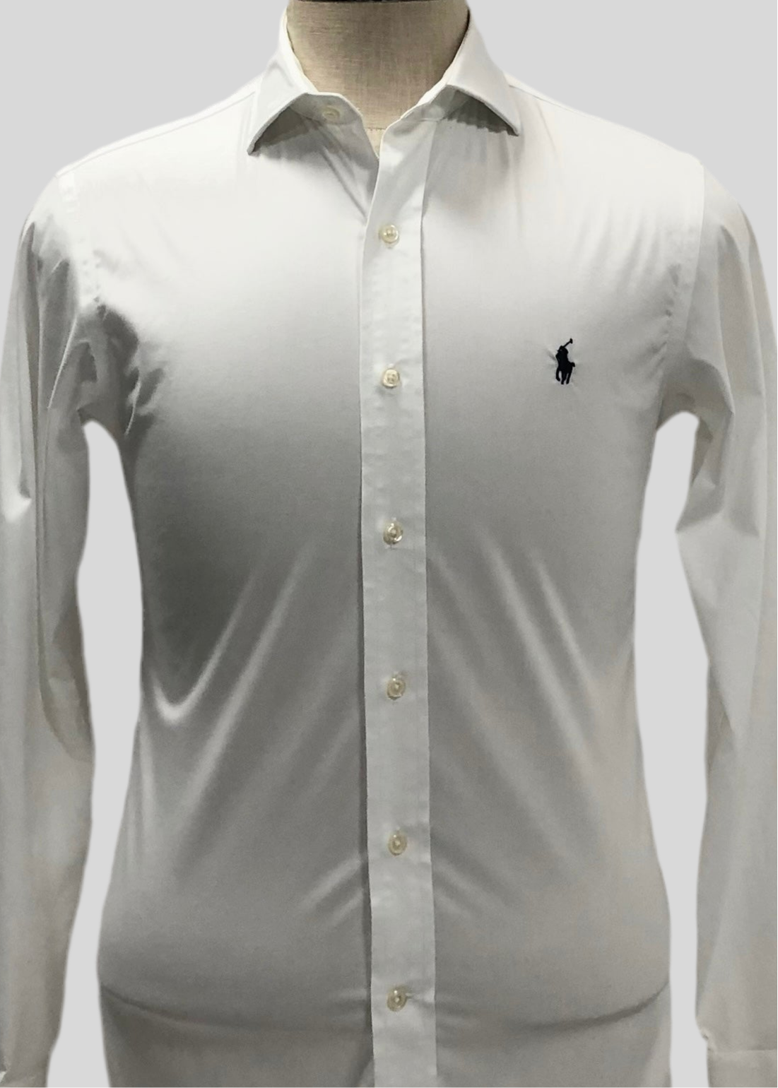 Camisa de botones Polo Ralph Lauren 🏇🏼  en color blanco Talla M Entalle Slim Fit (ver descripción)