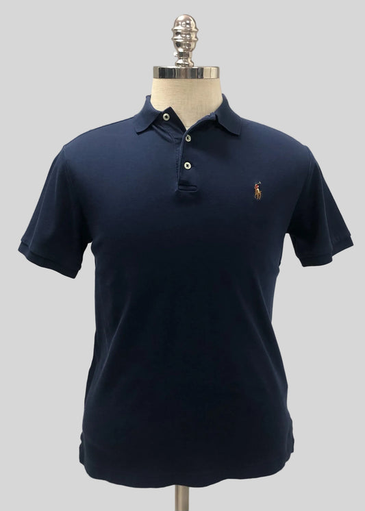 Camiseta Polo Ralph Lauren 🏇🏼color azul navy Talla M Entalle Custom Slim Fit (ver descripción)