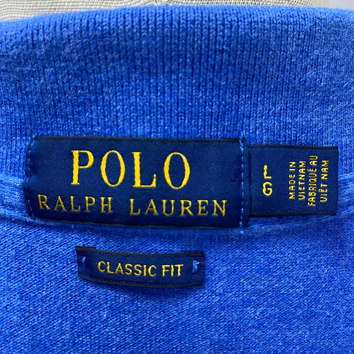 Camiseta Polo Ralph Lauren 🏇🏼 color azul Talla L Entalle Clásico