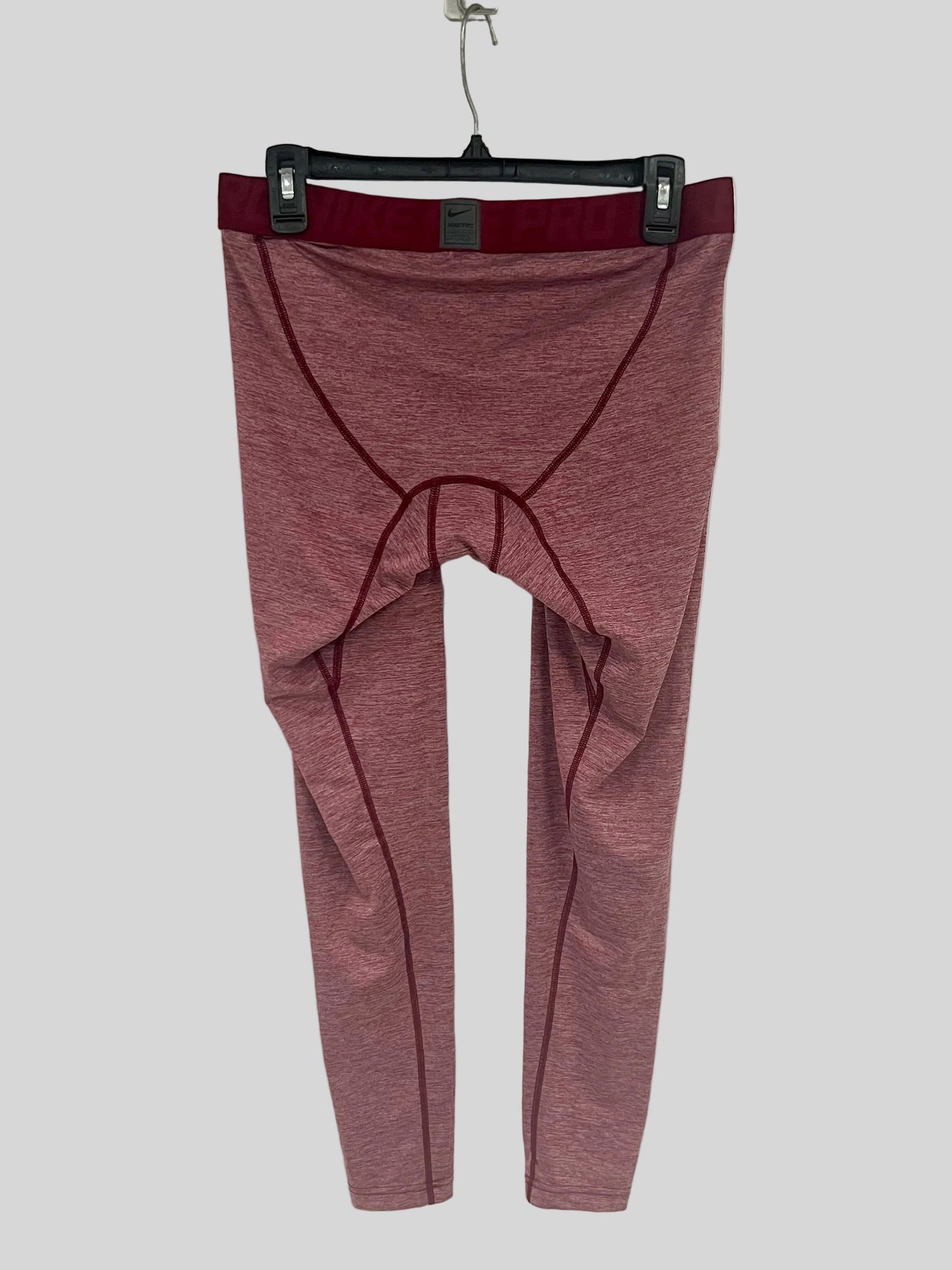 Mallas de entrenamiento licra Nike ✔️ Pro Dri-FIT 3/4 para hombre en Color rojo y blanco Talla XL