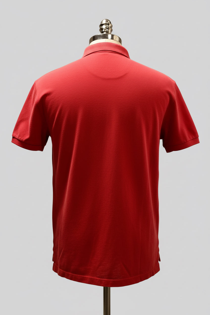 Camiseta Polo Ralph Lauren 🏇🏼 color rojo cobrizo Talla L Entalle Custom Slim Fit