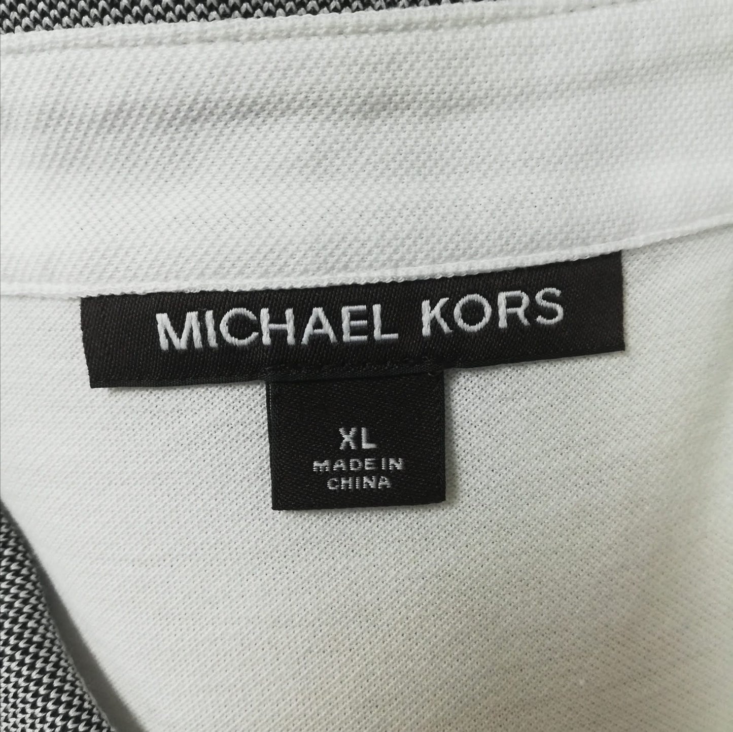Camiseta Polo Michael Kors color blanco Talla XL Entalle Regular