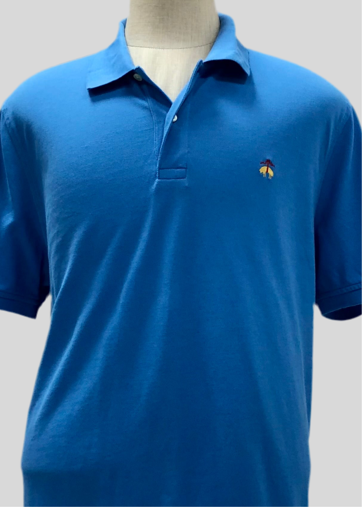 Camiseta Polo Brooks Brothers 🐑 color azul Talla XL Entalle Regular