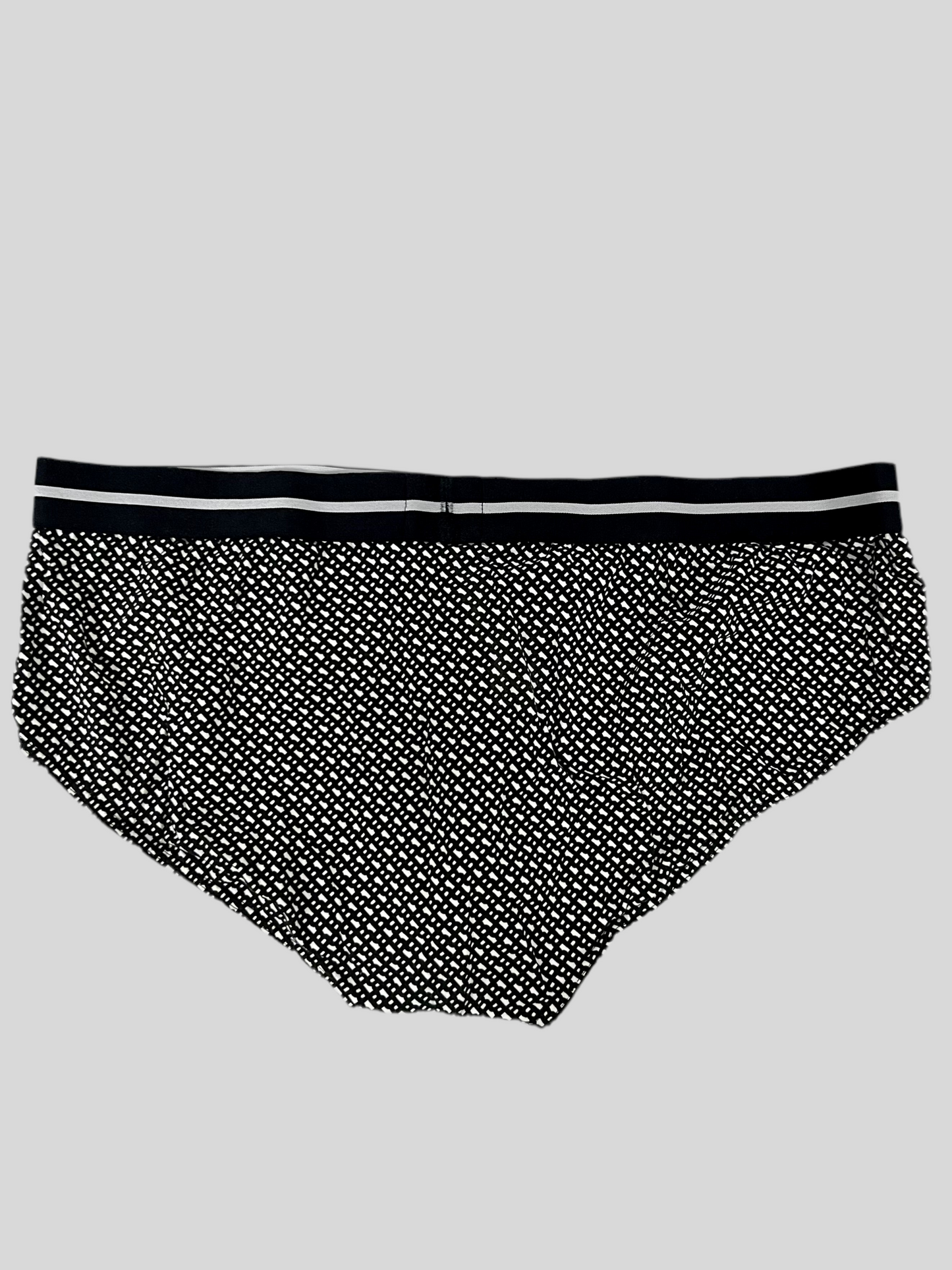 Calzoncillo a la cintura Hugo Boss - Tela algodón stretch con diseño de logo en color negro y blanco Talla XL