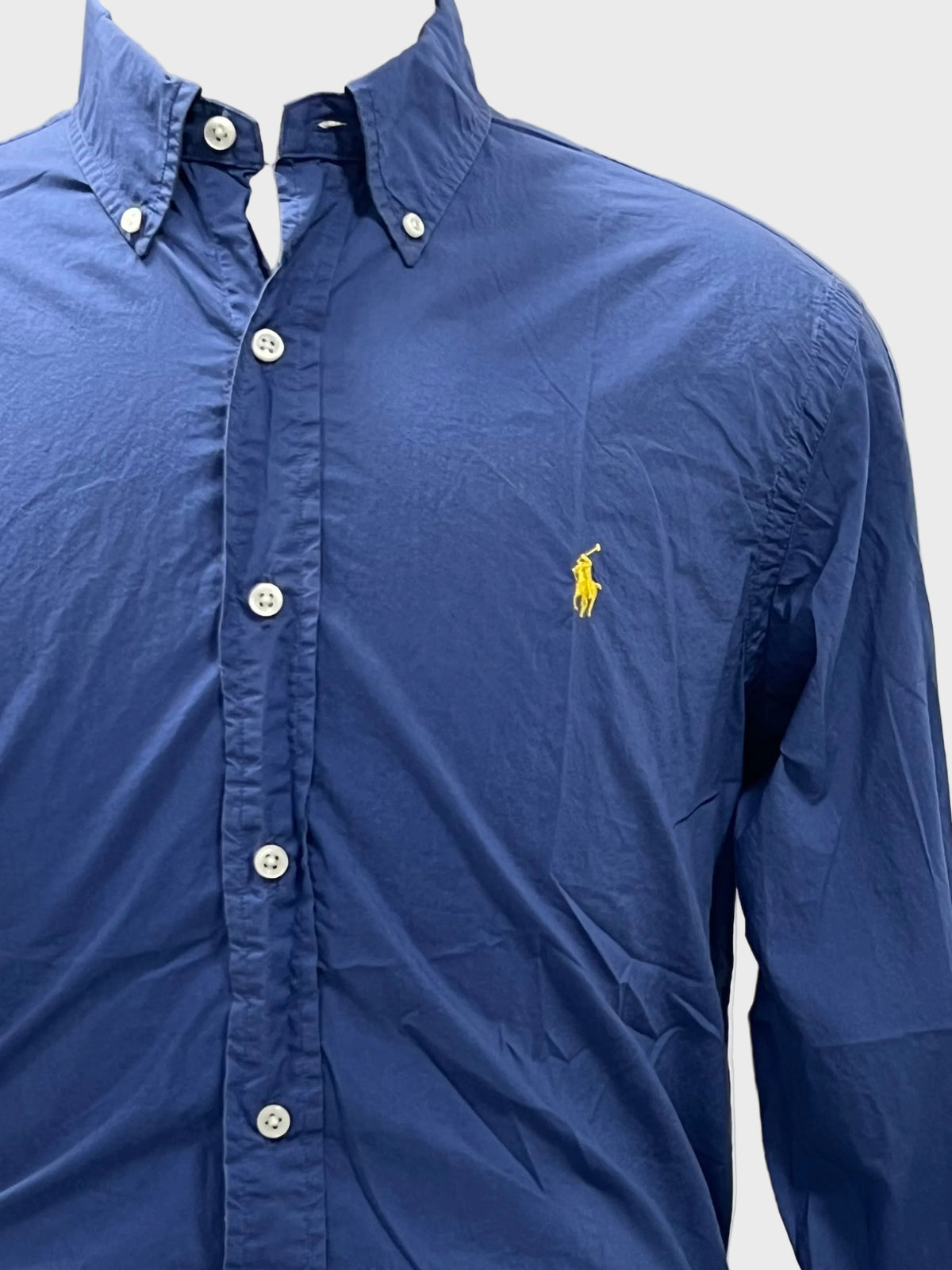 Camisa de botones Polo Ralph Lauren 🏇🏼 en color azul navy Talla L Entalle Regular