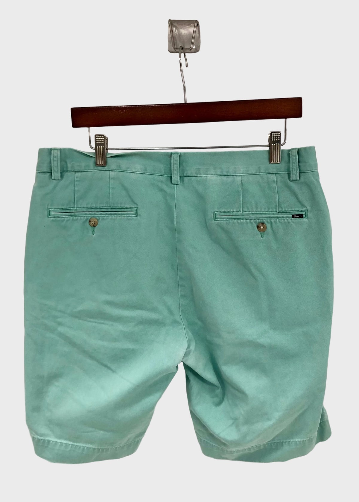 Short Casual Polo Ralph Lauren 🏇🏼 color turquesa claro talla 34