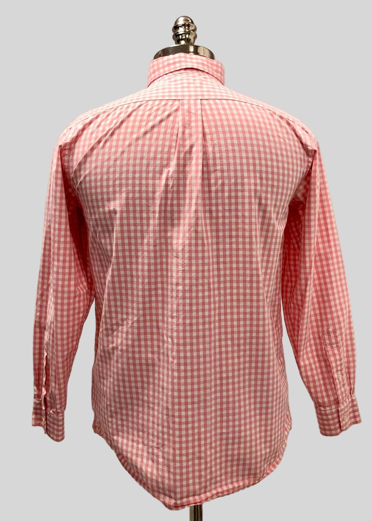 Camisa de niño Vineyard Vines 🐳 con patrón de cuadros en color rosado y blanco Talla L Entalle Regular