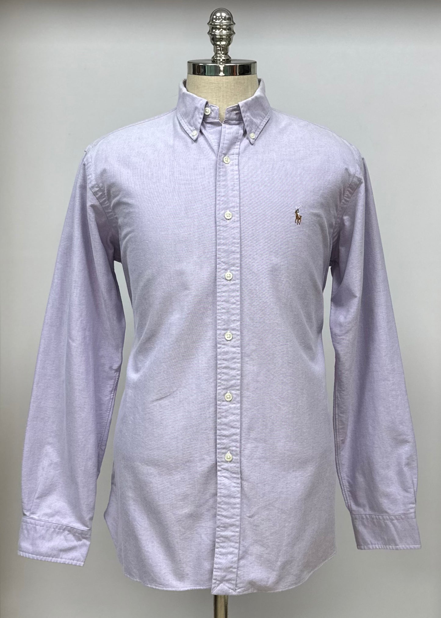 Camisa de botones Polo Ralph Lauren 🏇🏼 Oxford en color Lila Talla L Entalle Clásico (ver descripción)