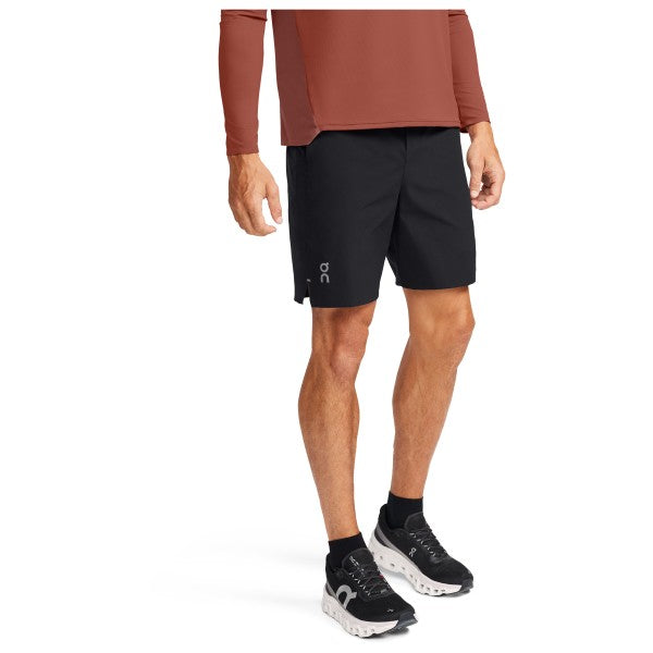 Shorts Híbrido On Running 🏃‍♂️  Tela performance color negro talla XL