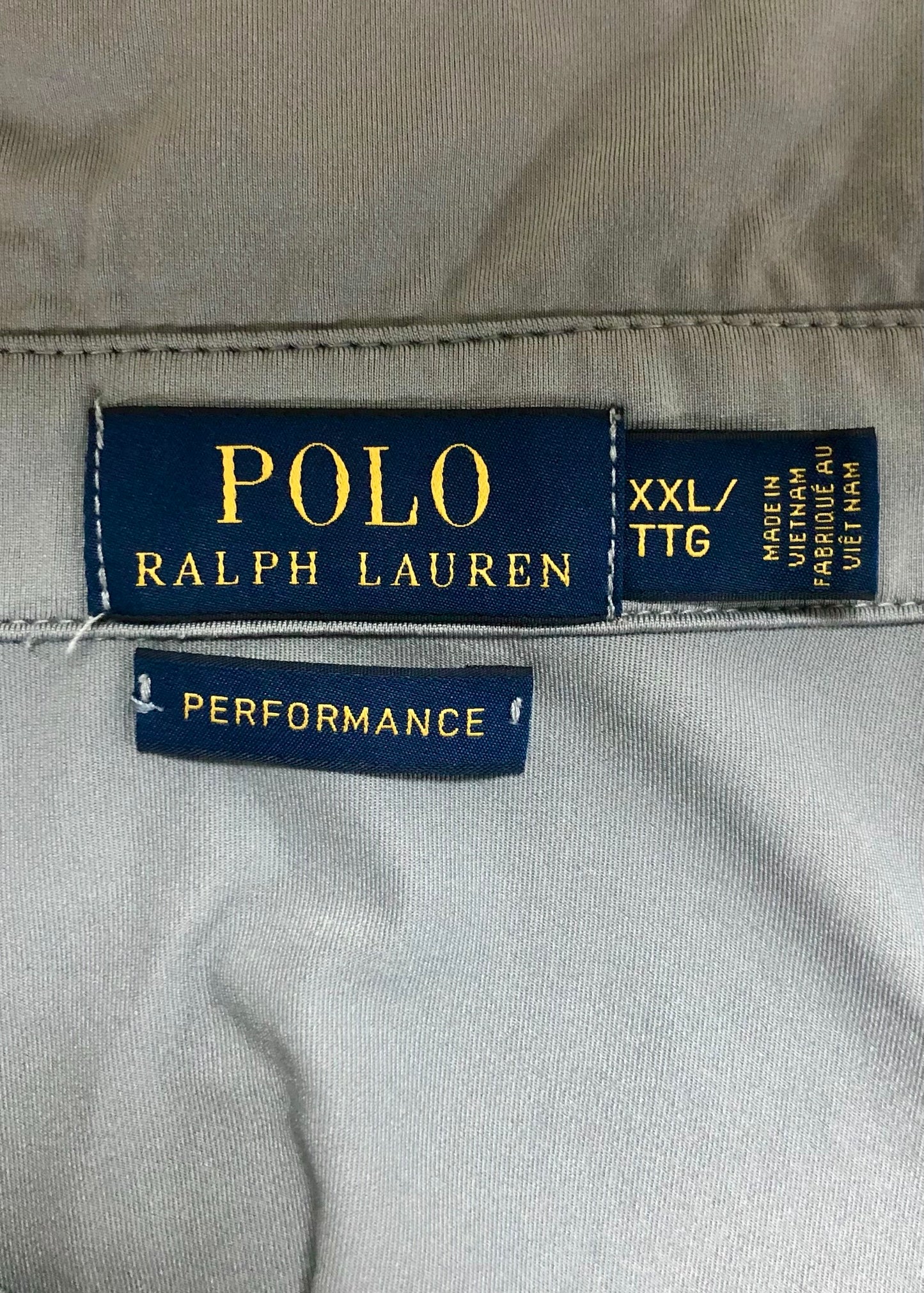 Camiseta Polo Ralph Lauren 🏇🏼 Tela performance color gris Talla XXL Entalle Regular