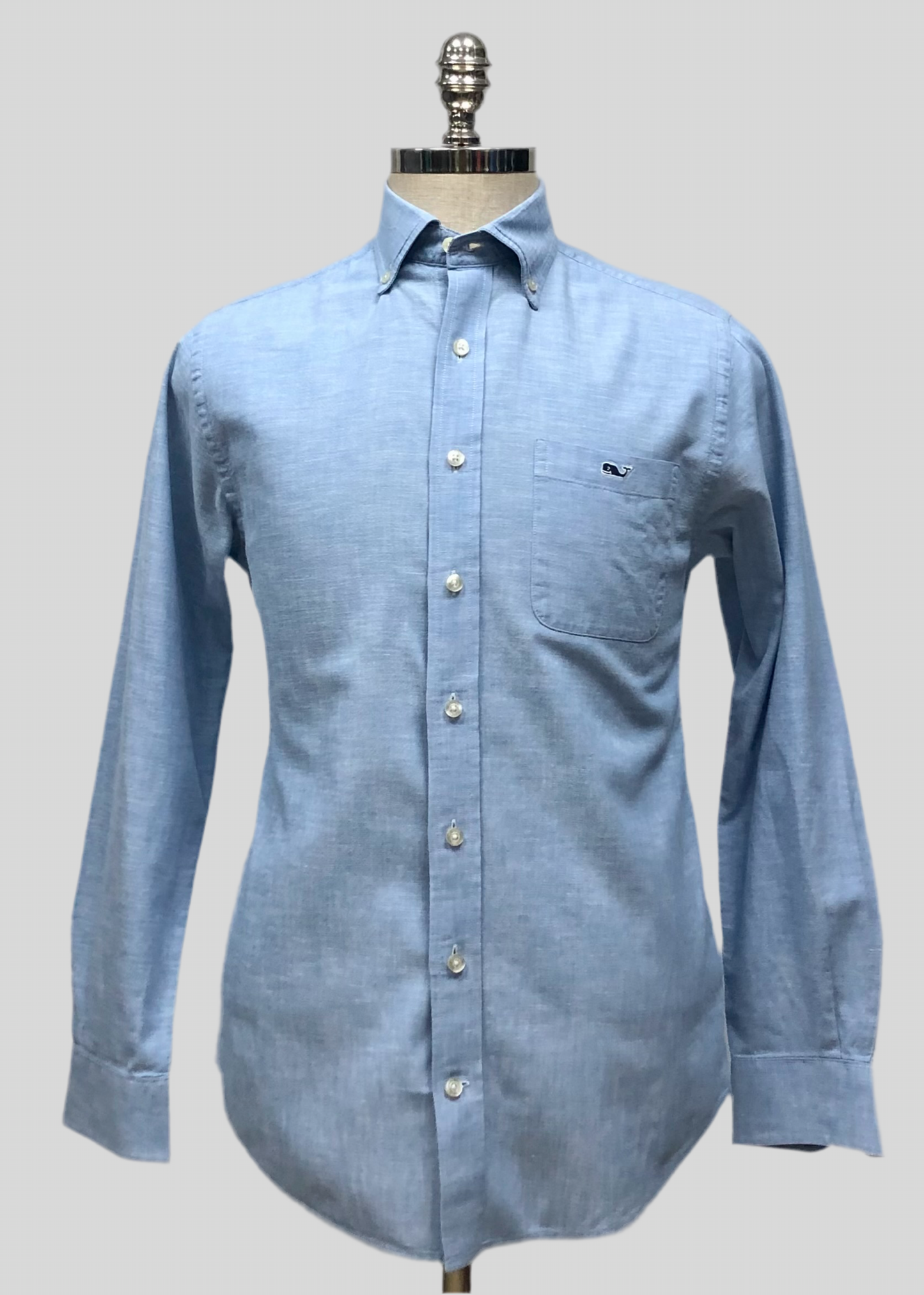 Camisa de botones Vineyard Vines 🐳 en color celeste degradado Talla S Entalle Slim Fit
