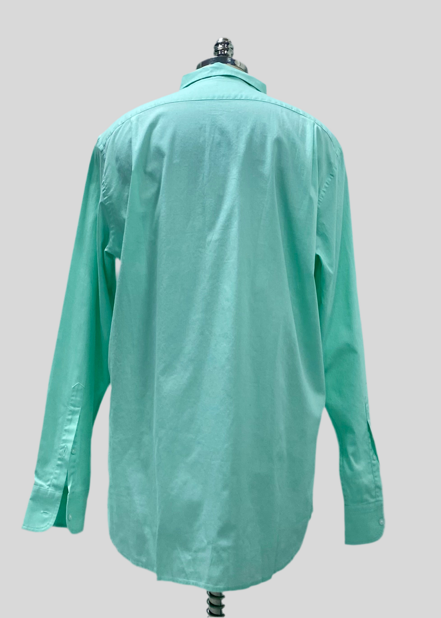 Camisa de botones Psycho Bunny 🐰  Oxford Color verde claro con logo tradicional Talla XL Entalle Regular