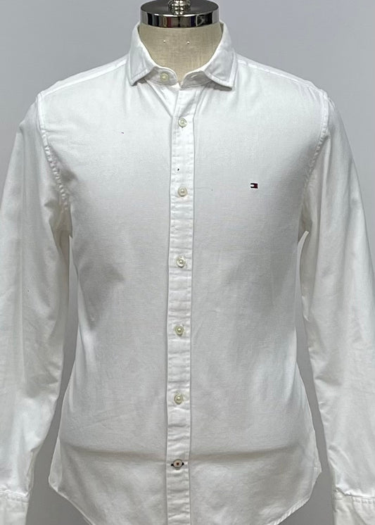 Camisa de botones Tommy Hilfiger 🇺🇸 color blanco Talla M Entalle Regular