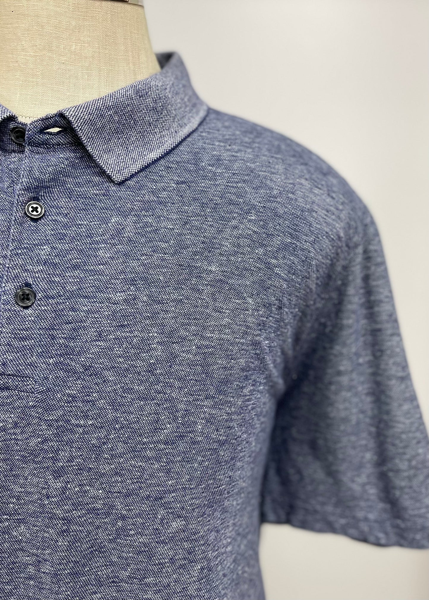 Camiseta Polo Joseph Abboud 🔹 color azul grisáceo Talla XXL Entalle Clásico