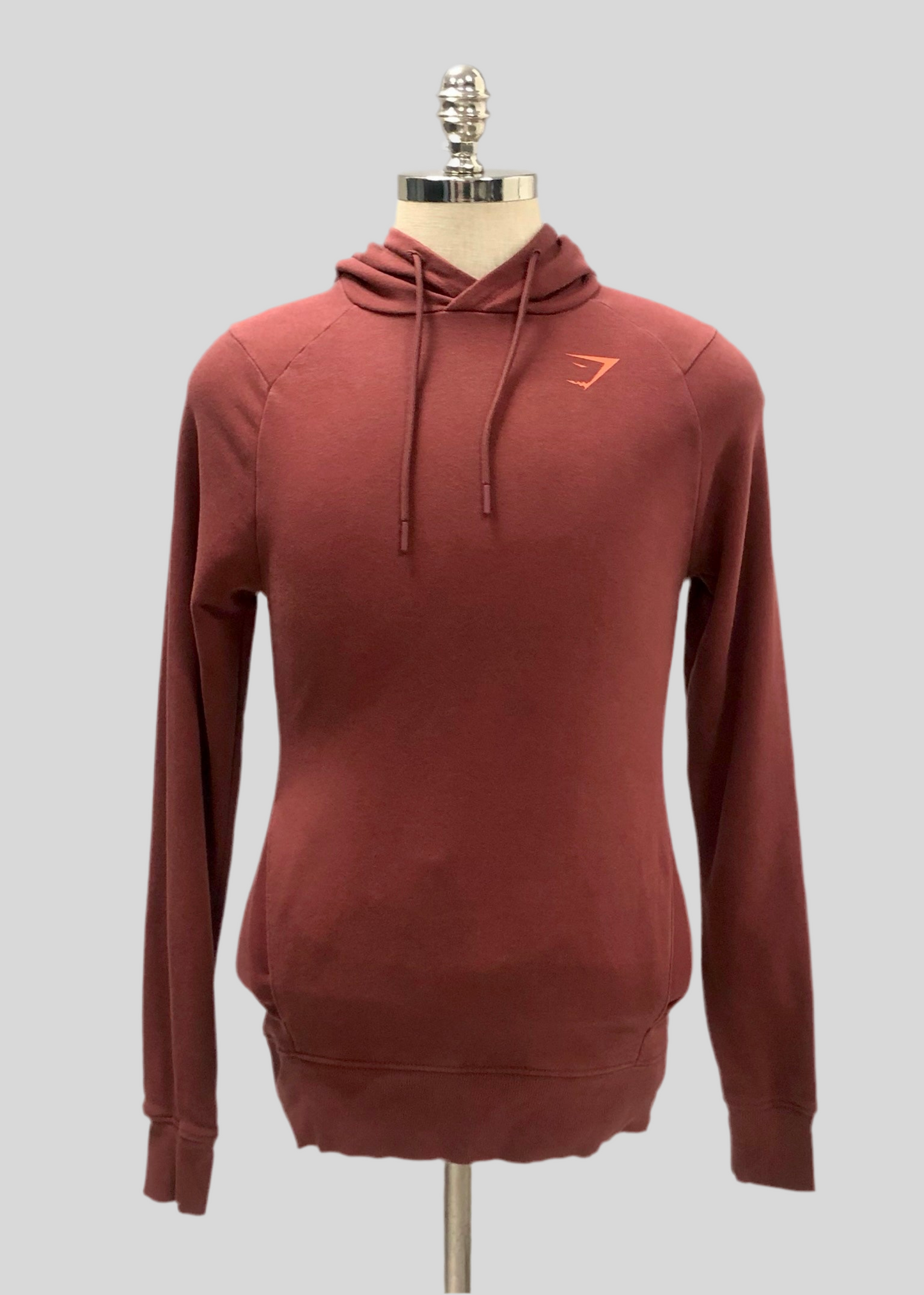 Sudadera Hoodie con capucha Gymshark 🏋🏽 color rojo oscuro Talla XS