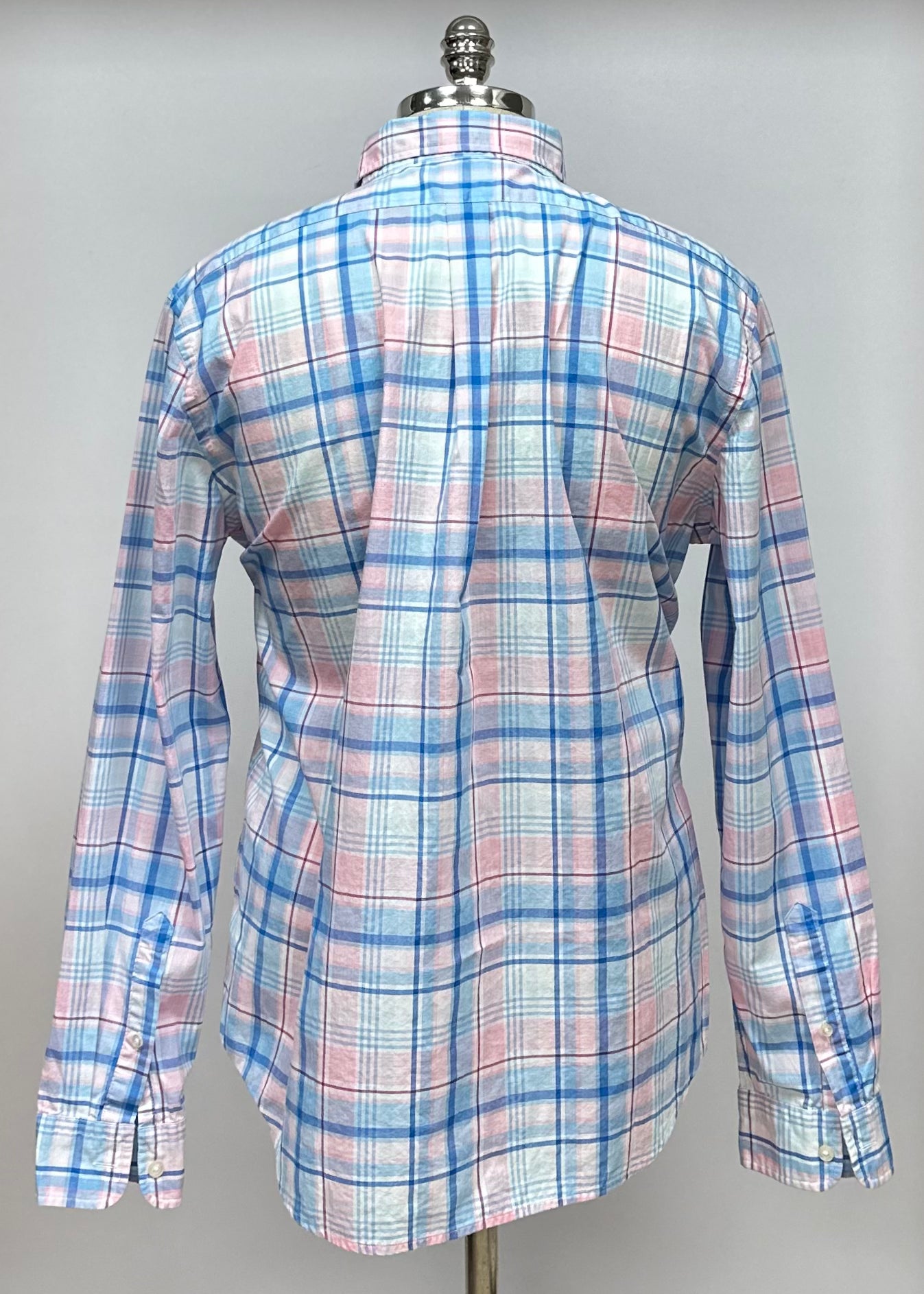 Camisa de botones Vineyard Vines 🐳 de cuadros en color rosado, celeste y blanco Talla XL Entalle Slim Fit