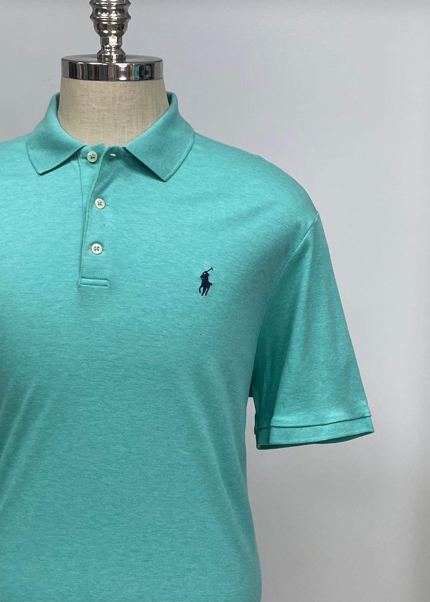 Camiseta Polo Ralph Lauren 🏇🏼color turquesa Talla XL Entalle Clásico