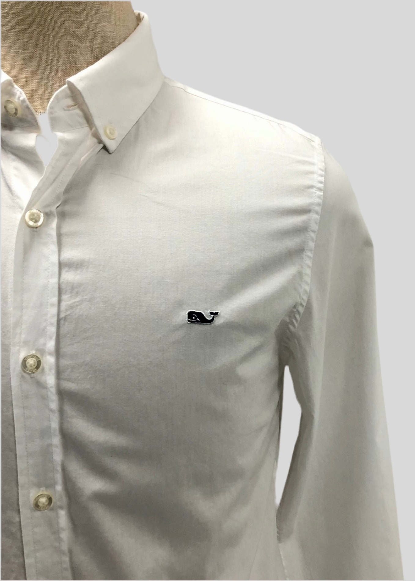 Camisa de botones Vineyard Vines 🐳  Color blanco Talla S Entalle Slim Fit (ver descripción)