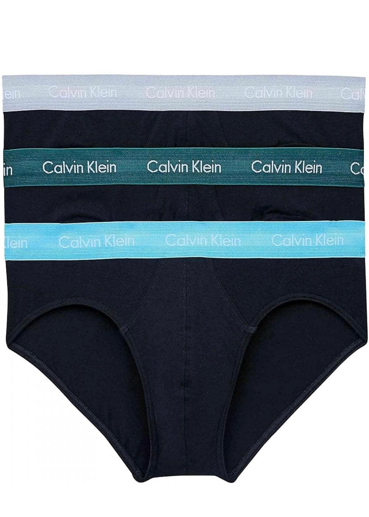 Paquete de 6 Calzoncillos a la cintura Calvin Klein - Tela algodón stretch en color negro Talla XL