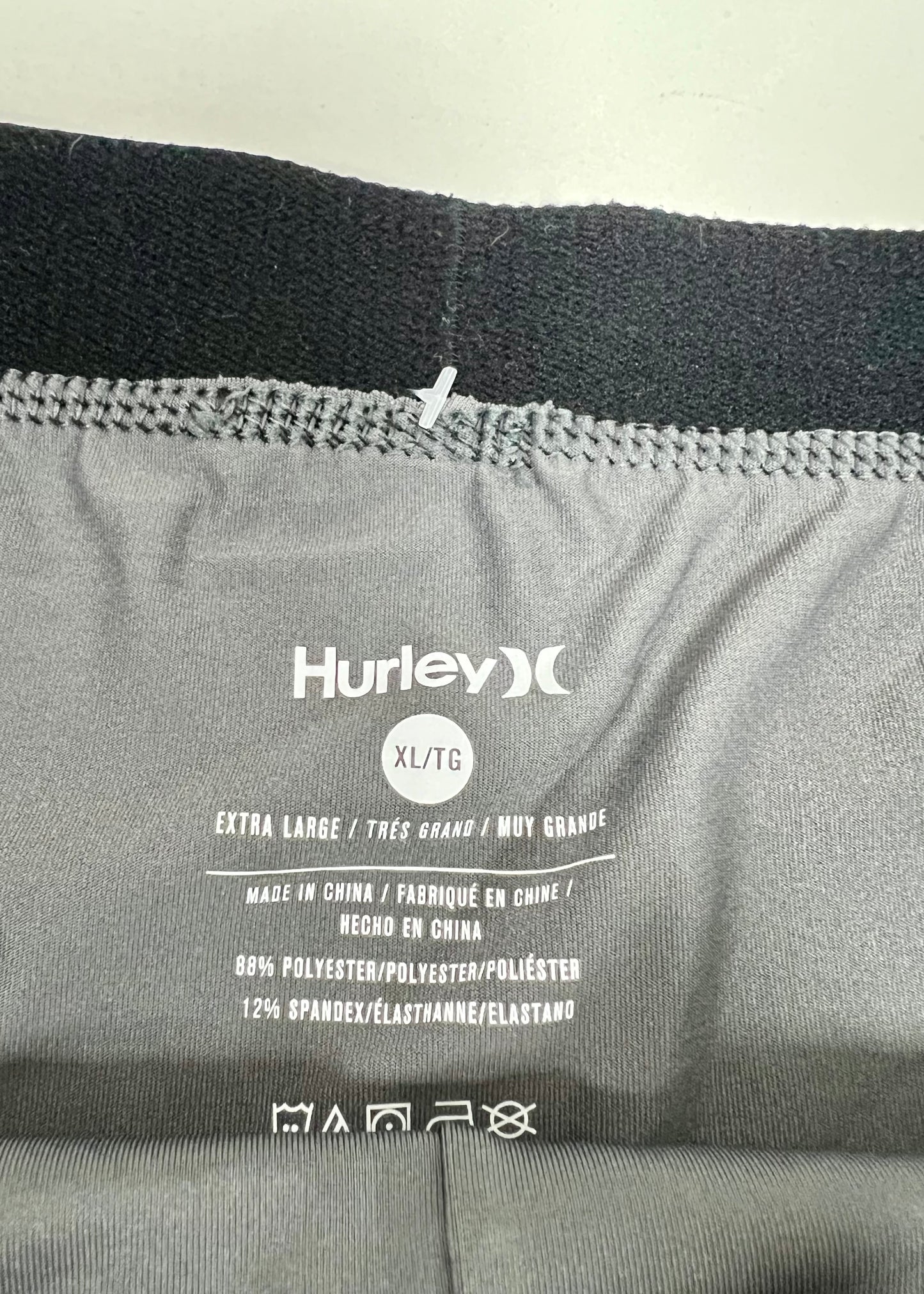 Boxers Briefs Hurley 🏄🏽‍♂️ Tela Performance color gris y naranja intenso Talla XL