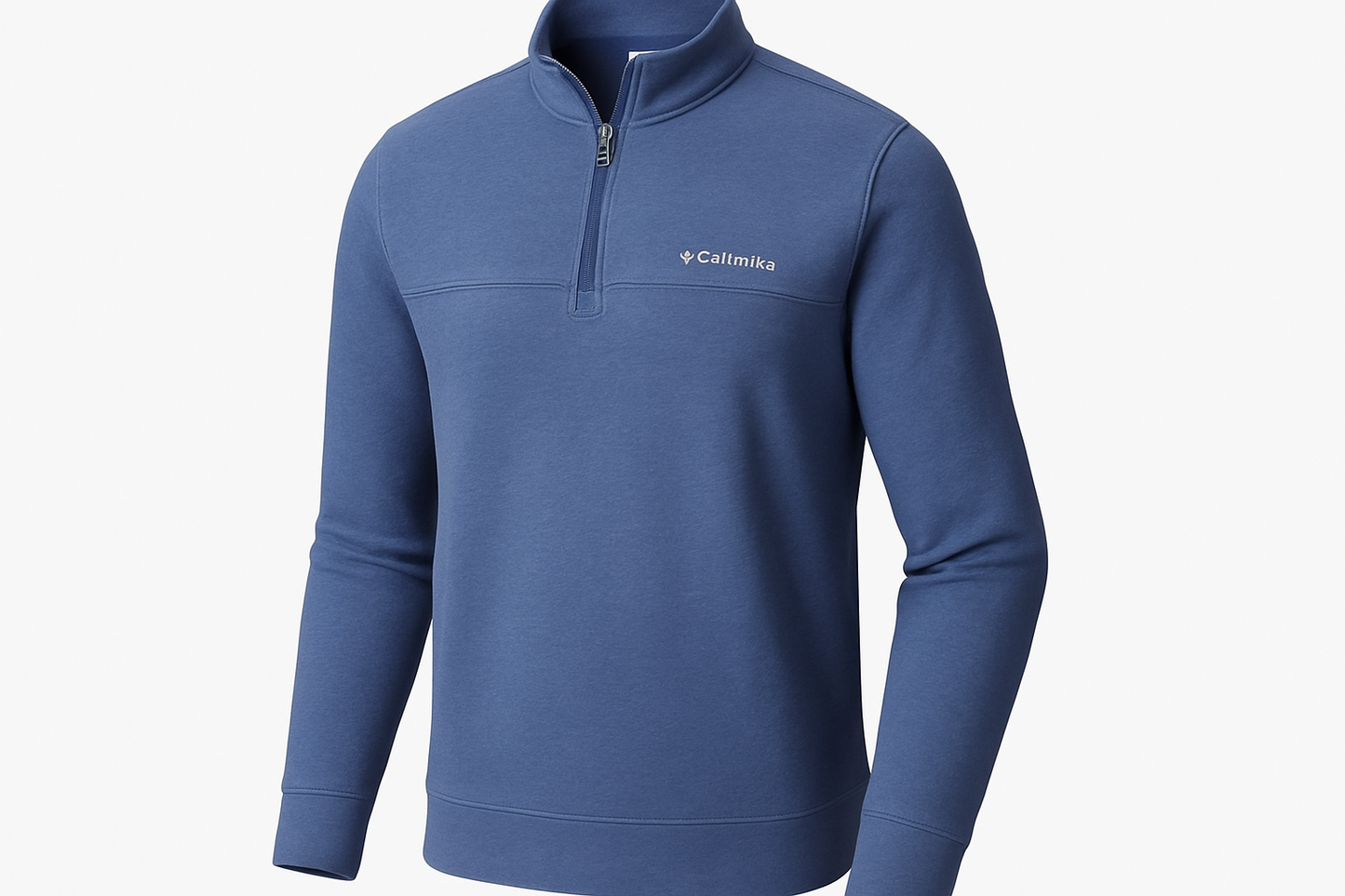 Sueter Jersey Columbia 🔷 color azul grisáceo y logo en color gris Talla S