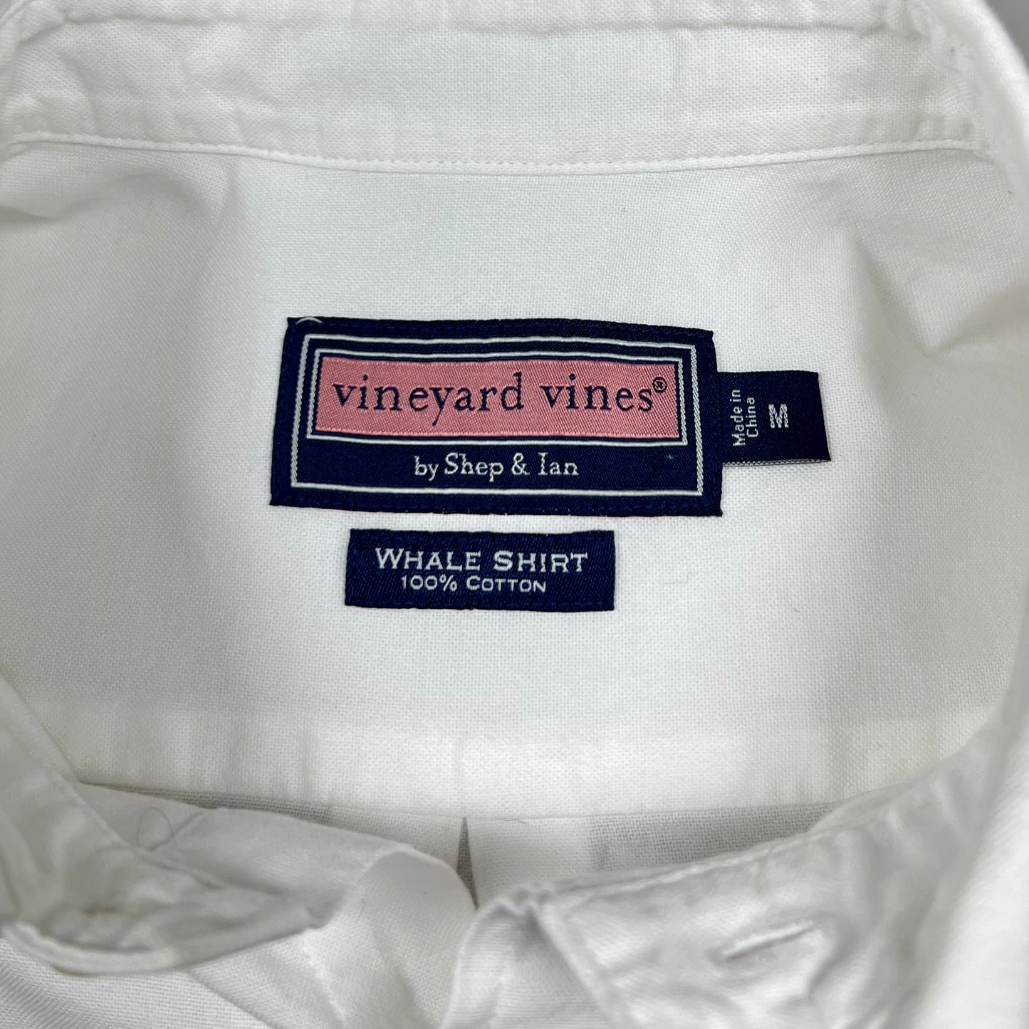 Camisa de botones Vineyard Vines 🐳 Oxford Color blanco Talla M Entalle Regular