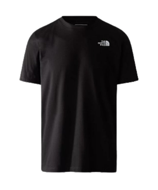 Camiseta cuello redondo North Face 🔷 color negro manga corta Talla L