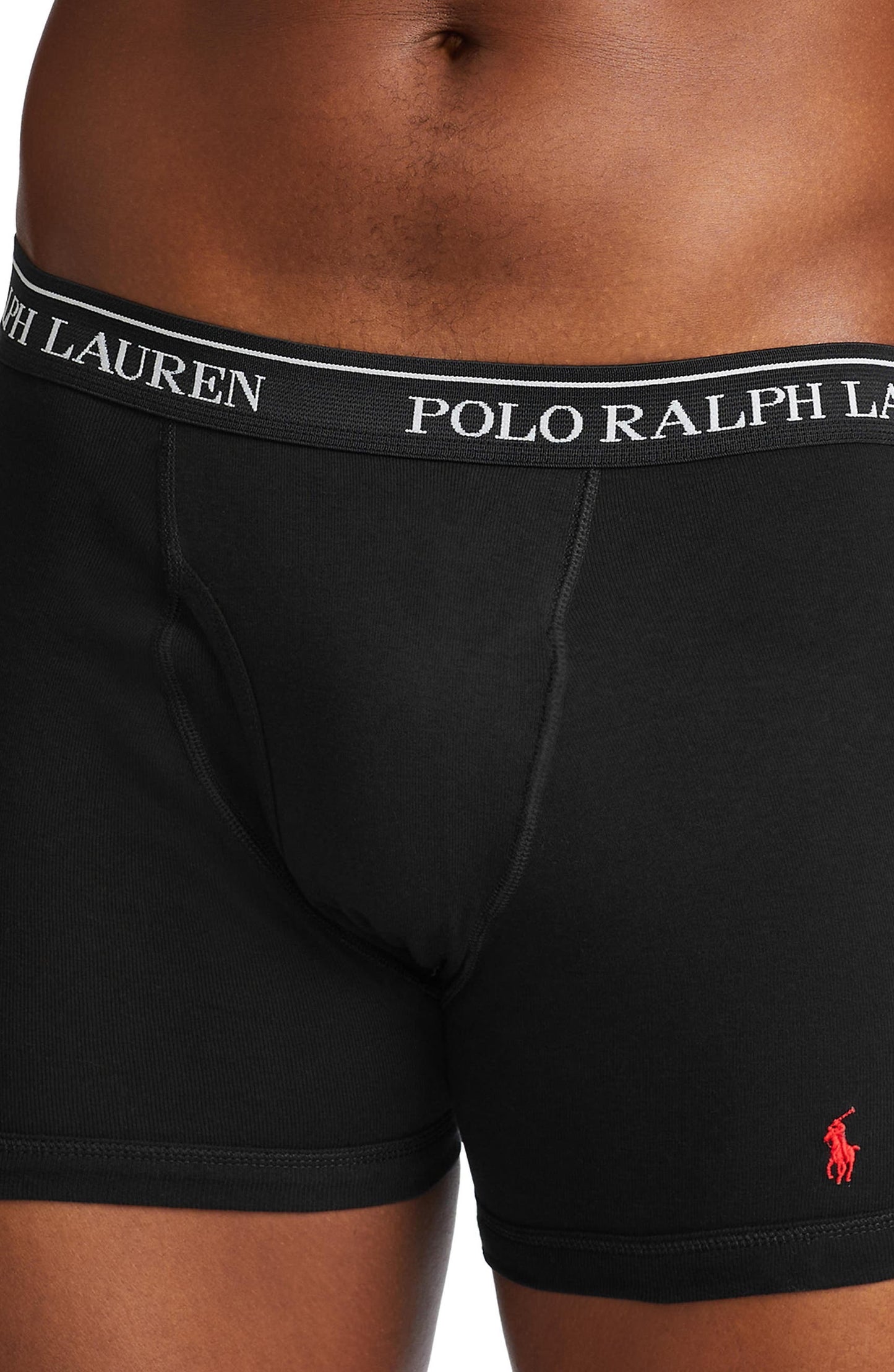 Paquete de 3 Boxer Briefs Polo Ralph Lauren 🏇🏼 Classic Fit Tela algodón stretch color negro Talla XL