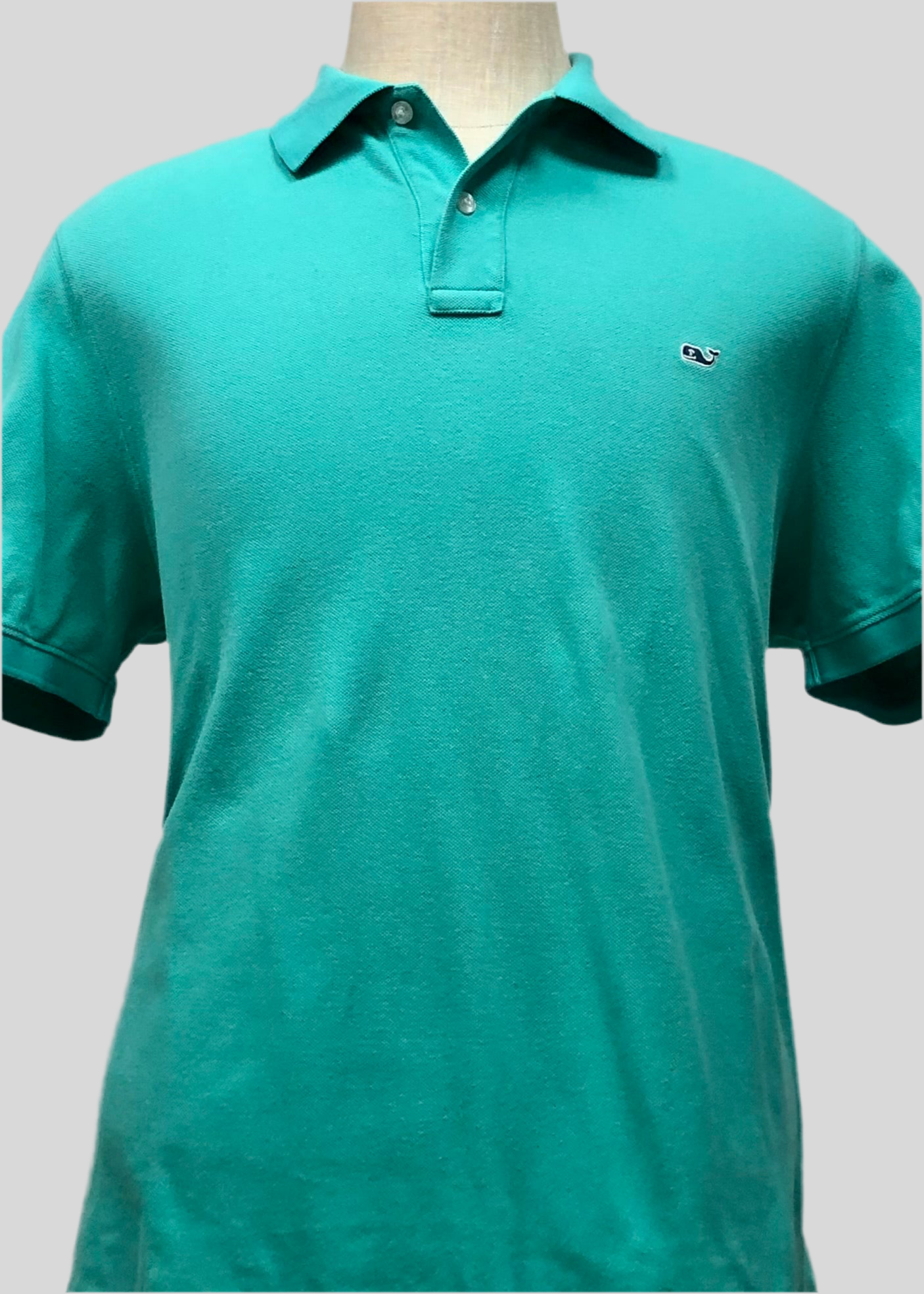 Camiseta Polo Vineyard Vines 🐳 color turquesa Talla L Entalle Clásico