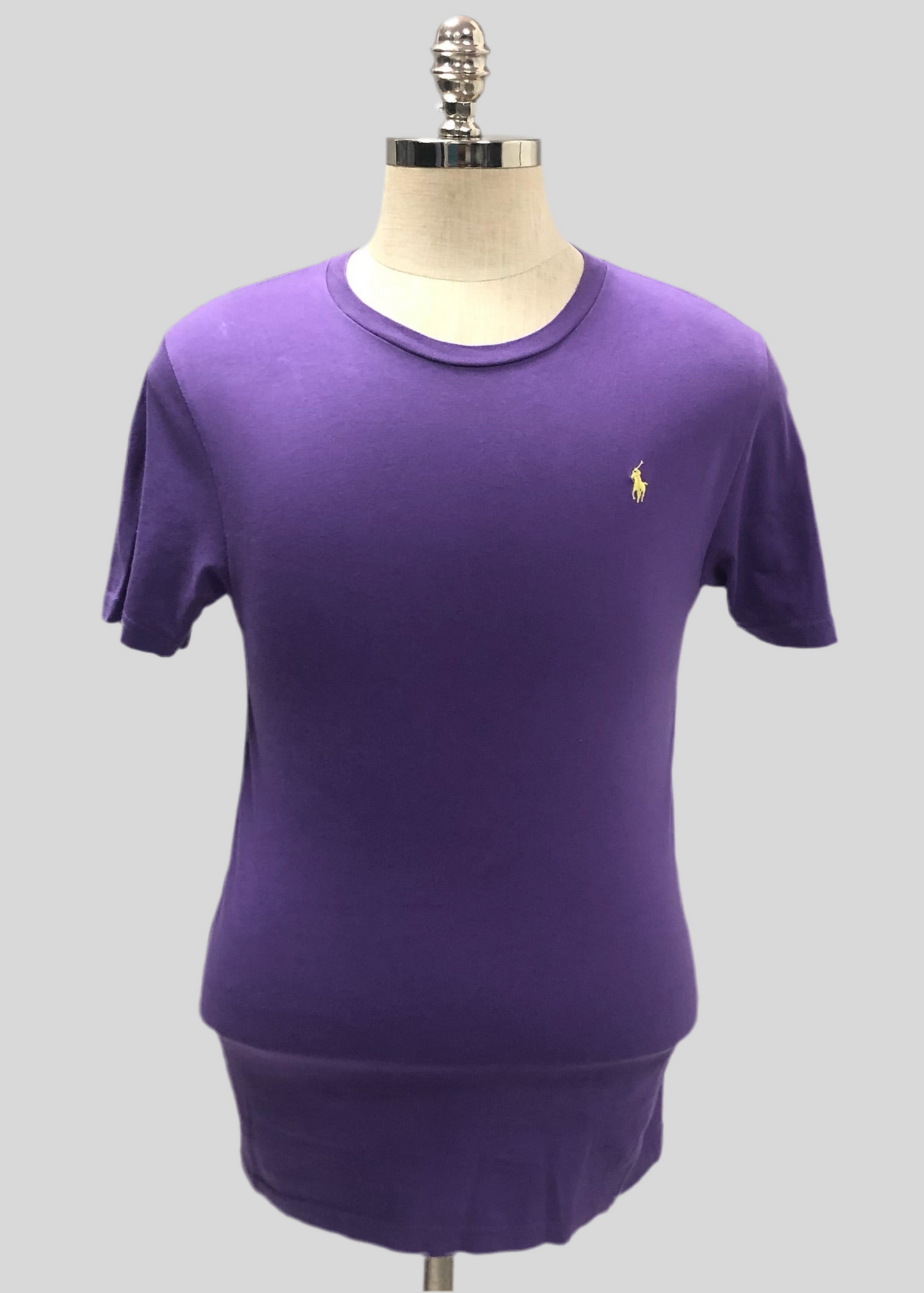 Camiseta cuello redondo de niño Ralph Lauren 🏇🏼 Color morado Talla L (14-16) Entalle Regular (ver descripción)