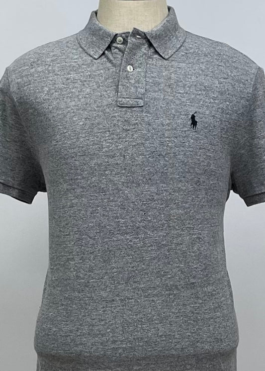 Camiseta Polo Ralph Lauren 🏇🏼color gris Talla XL Entalle Custom Slim Fit