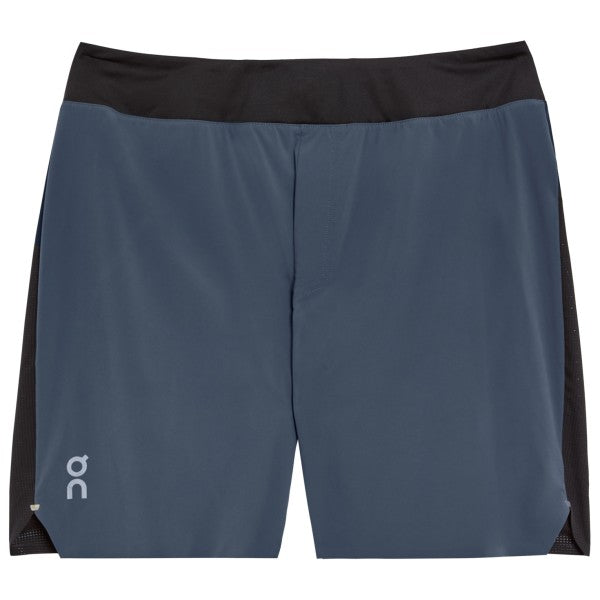 Shorts Híbrido On Running 🏃‍♂️ Tela performance ligera color azul y negro talla XL