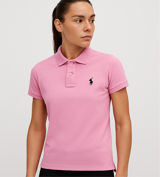 Camiseta de mujer Polo Ralph Lauren 🏇🏼 color rosado Talla S Entalle Clásico