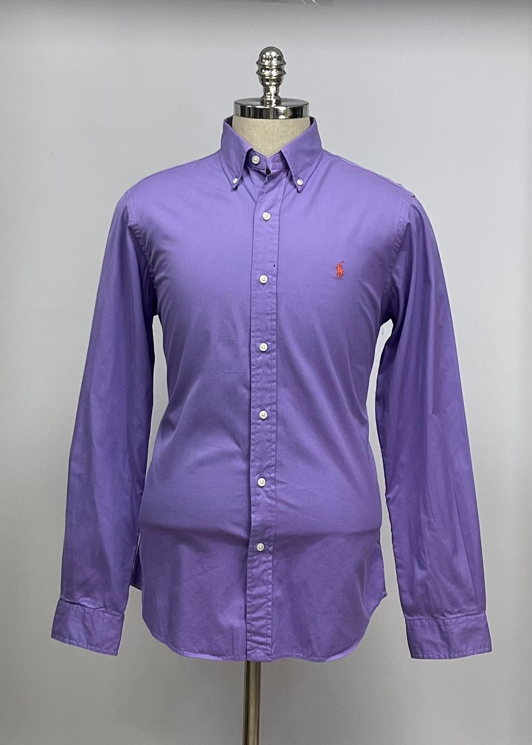 Camisa de botones Polo Ralph Lauren 🏇🏼 en color morado Talla M Entalle Regular