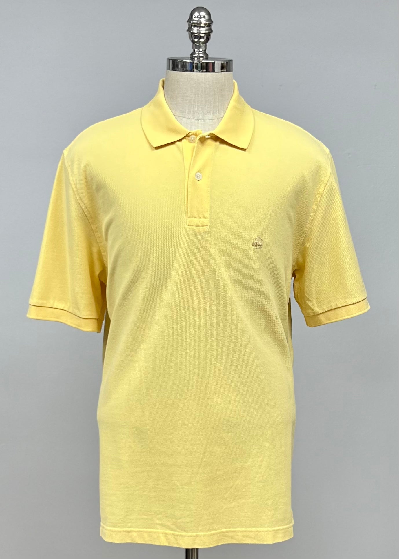 Camiseta Polo Brooks Brothers 🐑 color amarillo Talla XL Entalle Regular