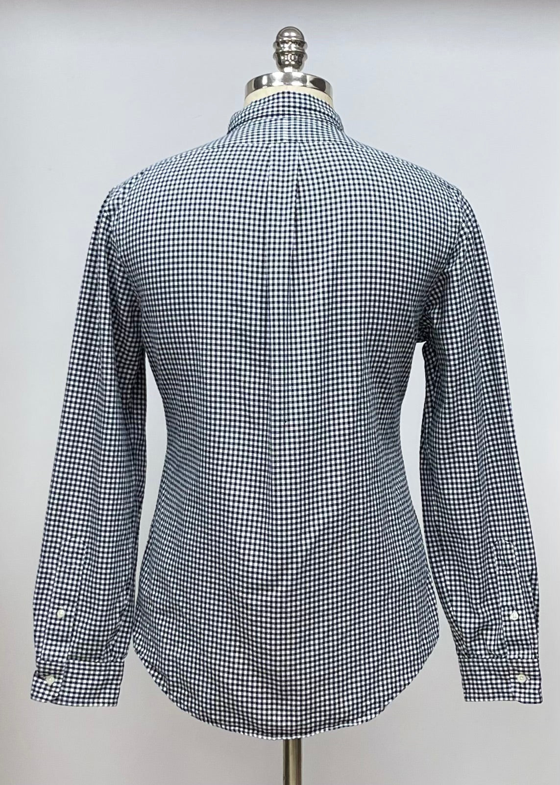 Camisa Polo Ralph Lauren 🏇🏼 Oxford con patron de cuadros gingham negro y blanco Talla L Entalle Slim Fit