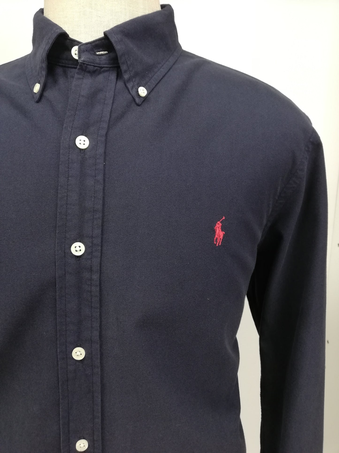 Camisa de botones Polo Ralph Lauren 🏇🏼 en color negro Talla XL Entalle Clásico