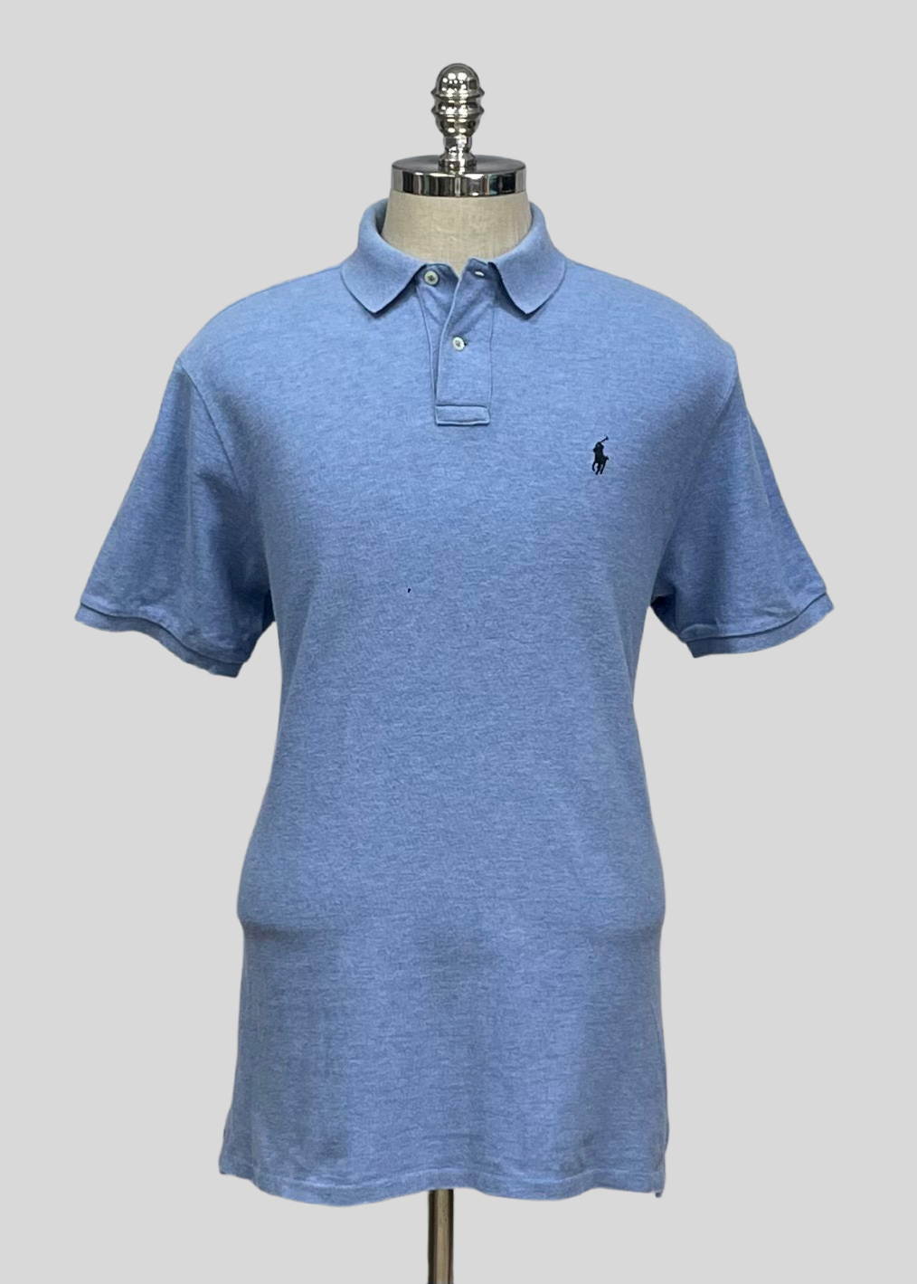 Camiseta Polo Ralph Lauren 🏇🏼color celeste Talla XL Entalle Custom Slim Fit