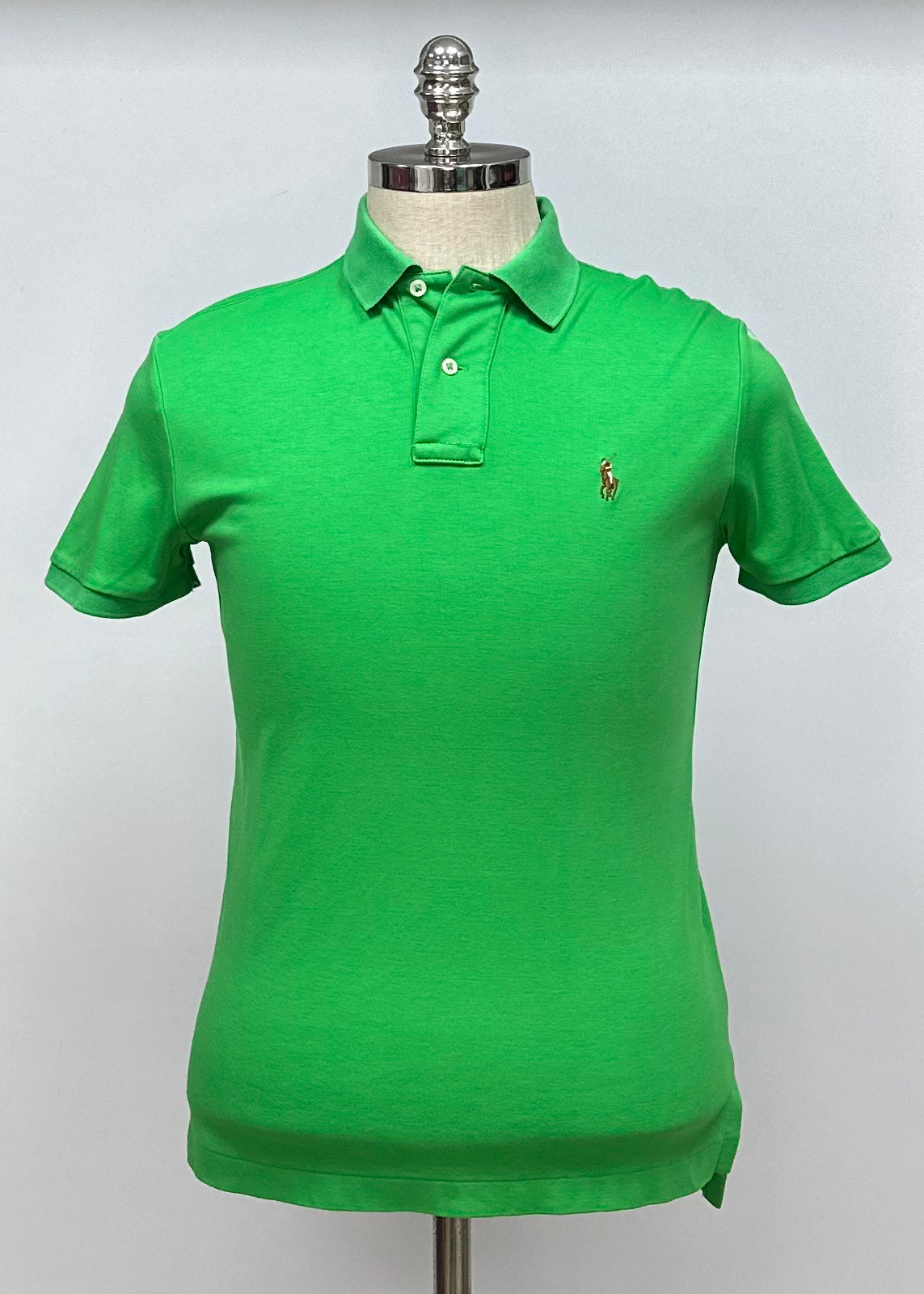 Camiseta Polo Ralph Lauren 🏇🏼color verde intenso Talla S Entalle Regular (ver descripción)