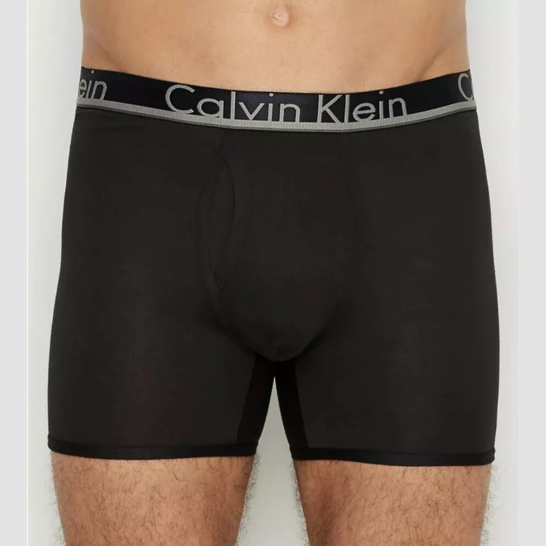 Paquete de 3 Calzoncillos tipo Boxer Calvin Klein de Microfibra - Tela ligera en Talla XL