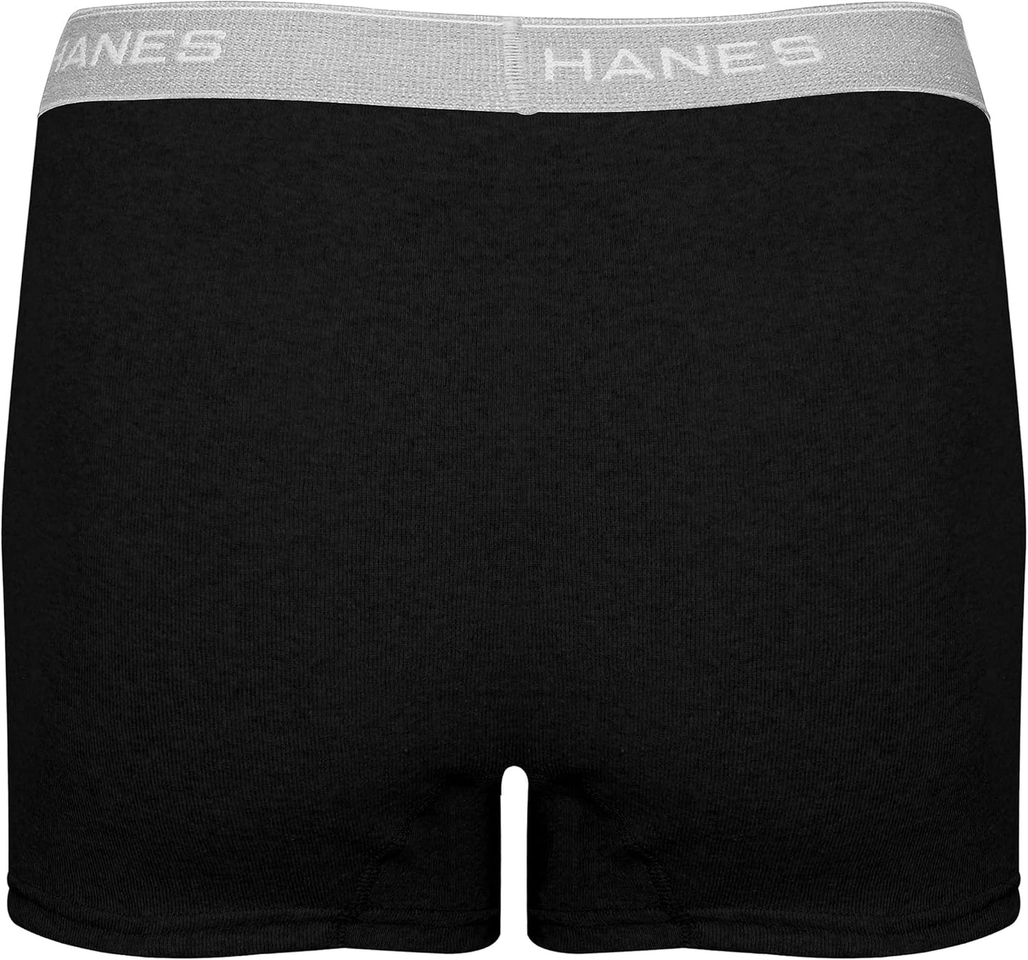 Paquete de 4 Calzoncillos tipo Boxer Hanes Comfortsoft en color negro - Tela ligera en Talla M