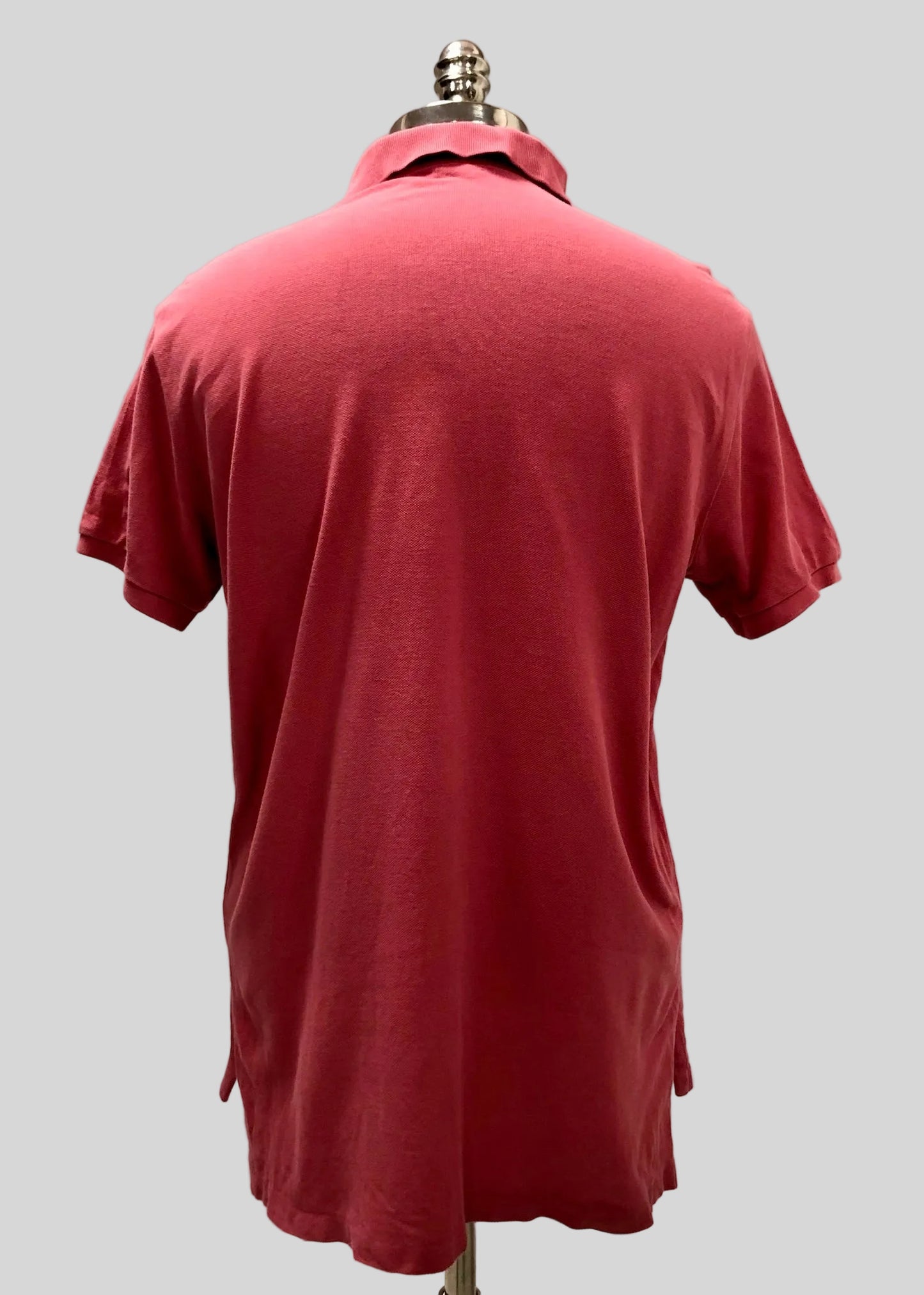 Camiseta Polo Ralph Lauren 🏇🏼 color rosado magenta Talla L Entalle Custom Fit