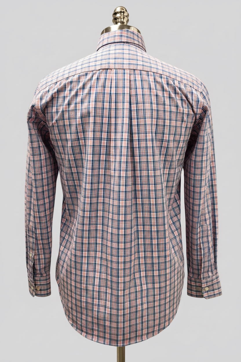 Camisa de botones Vineyard Vines 🐳 de cuadros en color azul, rosado y blanco Talla S Entalle Slim Fit