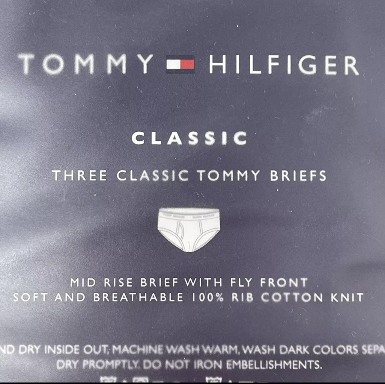 Paquete de 3 Calzoncillos a la cintura Tommy Hilfiger - Tela de algodon en color blanco Talla XL