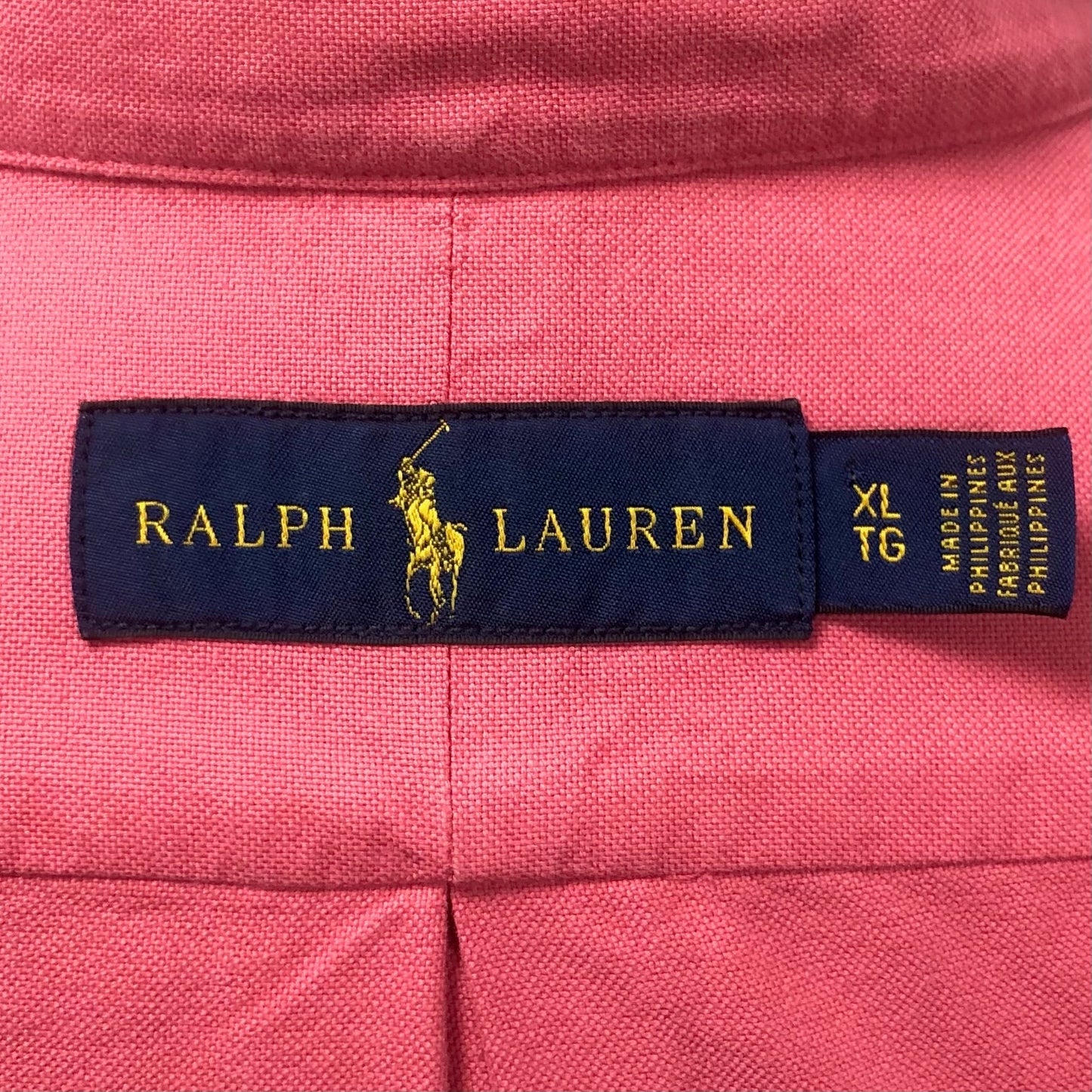 Camisa de botones Polo Ralph Lauren 🏇🏼 Oxford en color rosado magenta Talla L y XL Entalle Regular