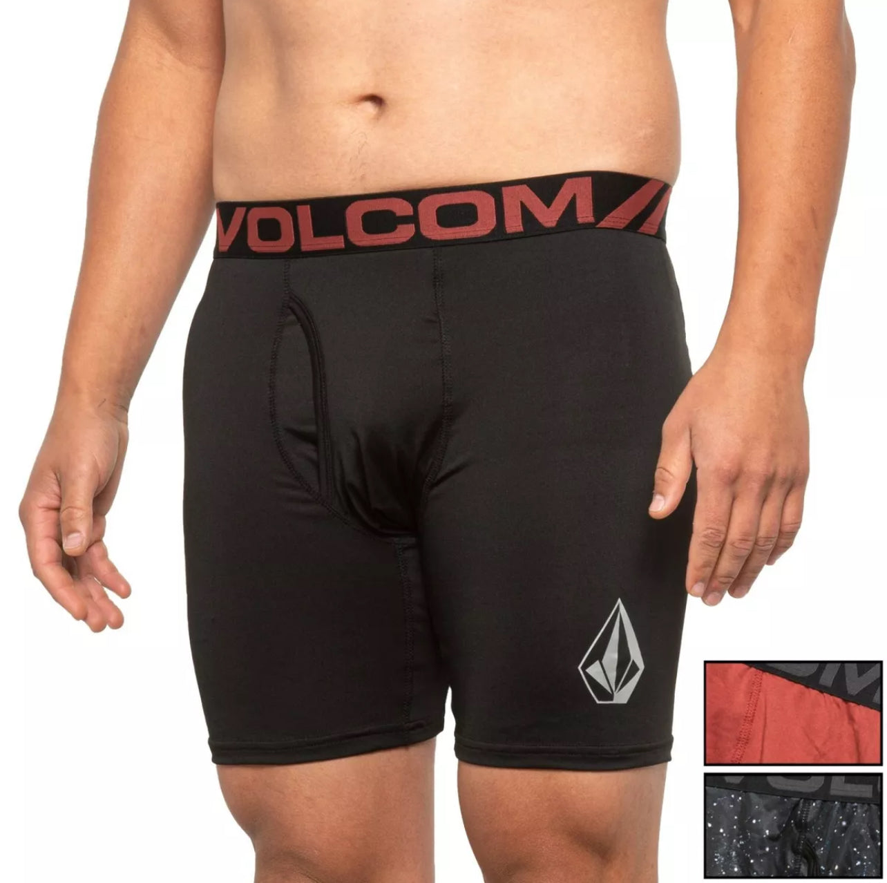 Boxers Briefs Volcom 🏄🏽‍♂️ Tela Performance color negro Talla L