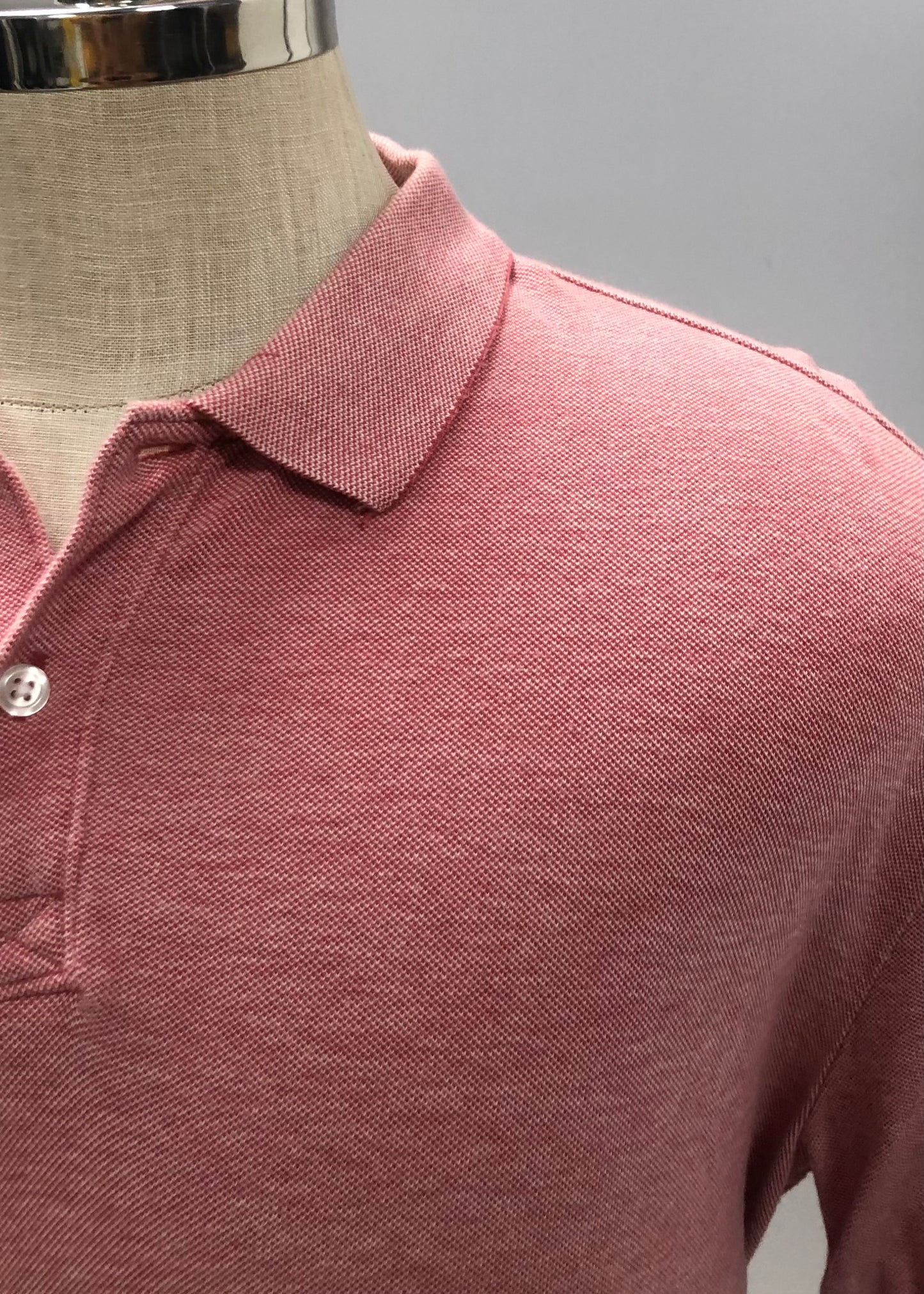 Camiseta Polo G.H. Bass 🇺🇸 color rosado claro Talla L Entalle Regular